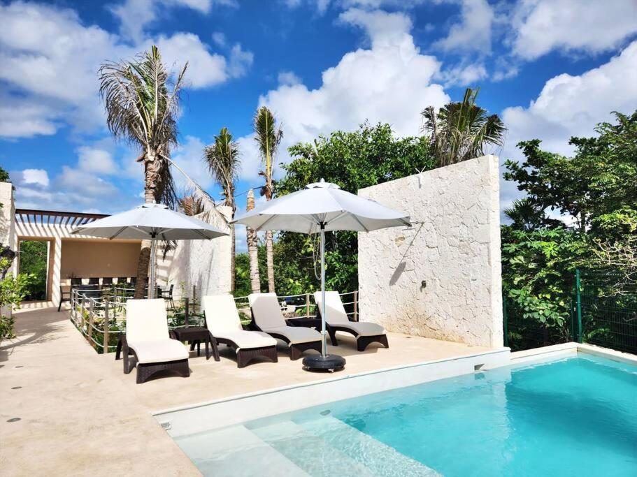 3 Bedroom Luxury Condo Next To Beach & Pools, Ac And Internet Akumal Dış mekan fotoğraf
